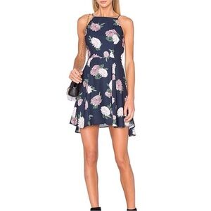 Keepsake The Label Floral Dress Fit And Flare Skater Mini Size Medium